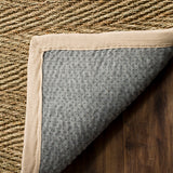Natural Fiber Maisy Border Area Rug Or Runner
